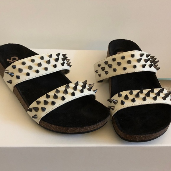 Sam Edelman Shoes - Circus by Sam Edelman 'Ace' Studded Slide Sandals